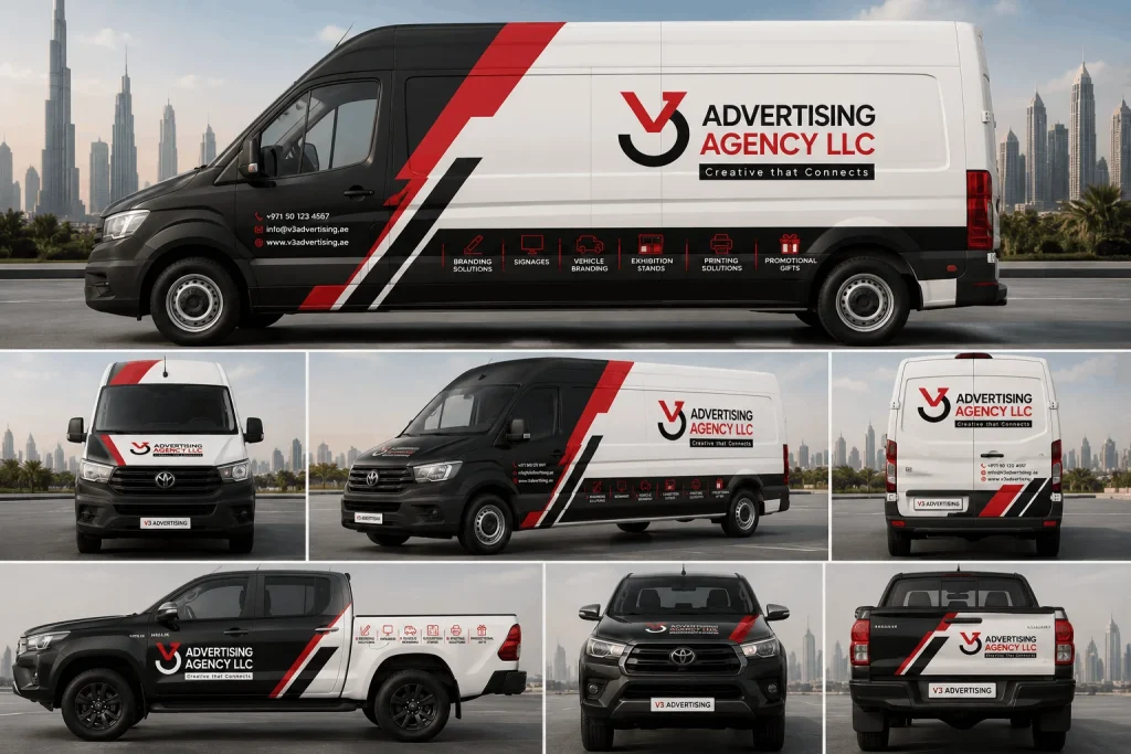 vehicle branding in dubai